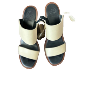 Tory Burch Lexington Leather Wedge Sandal size 7M